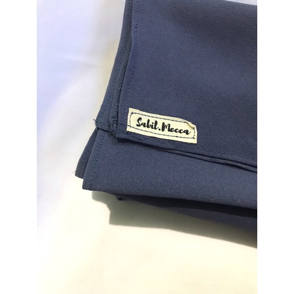 HIJAB SEGI 4 SYARI 130X130 DIAMOND-Denim