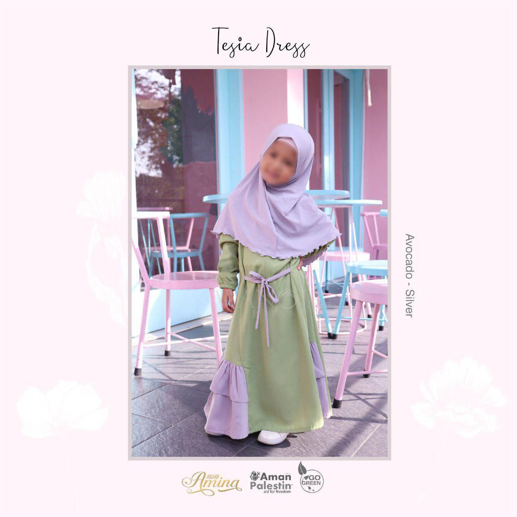 GAMIS TESIA ANAK AVOCADO - SILVER BY WANOJA