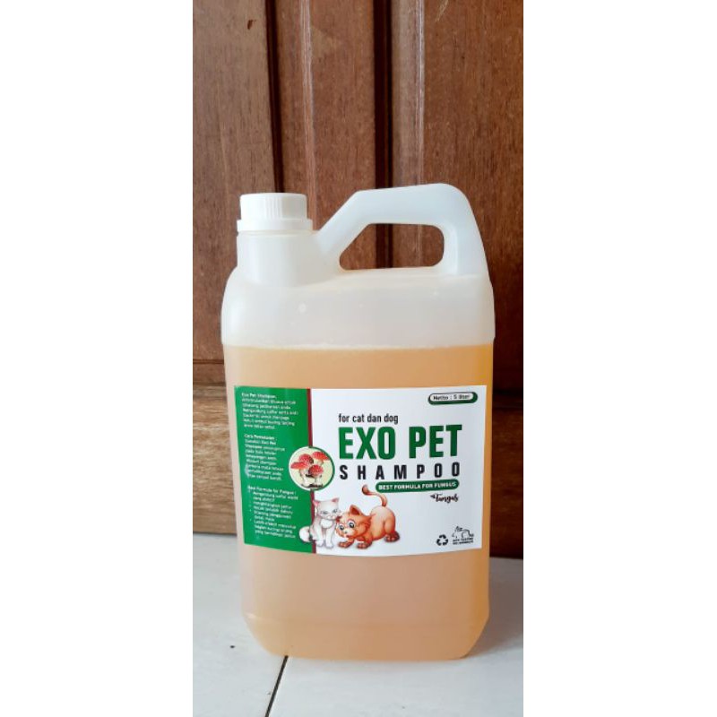EXO SHAMPO ANTI JAMUR untuk anjing dan kucing uk 5 liter