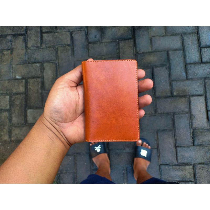 Dompet Kartu Lipat Full Kulit Sapi