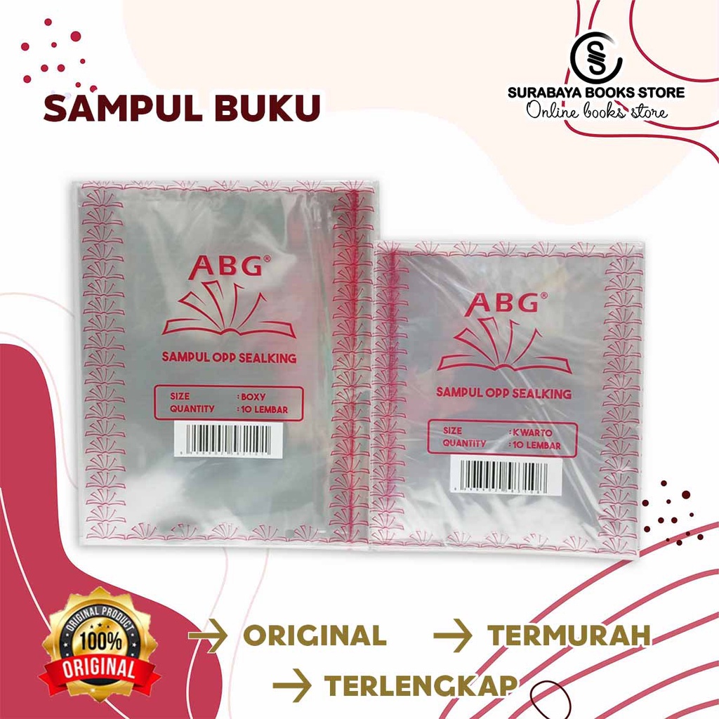 

SAMPUL PLASTIK OPP SEALKING ABG (ISI 10 LBR)