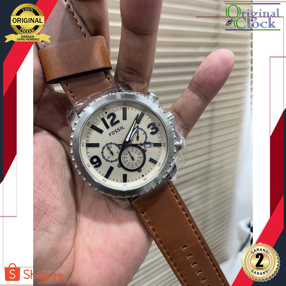 JAM TANGAN PRIA WANITA | RANTAI | KULIT | KARET | MURAH | PRIA FOSSIL ORIGINAL RANTAI BQ 2101 SERIES