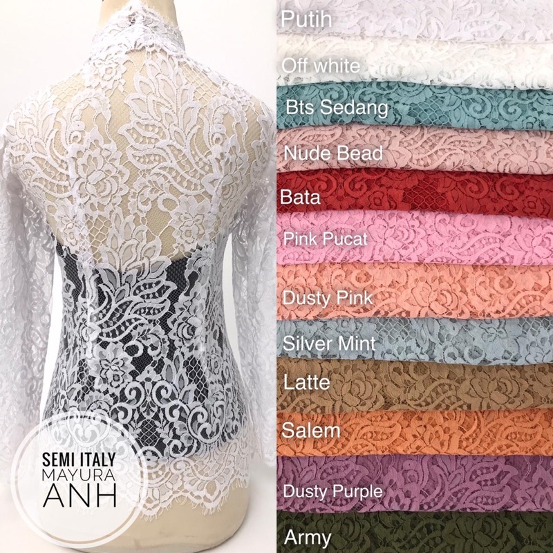 Brokat Semi Italy MAYURA ( Rijek )