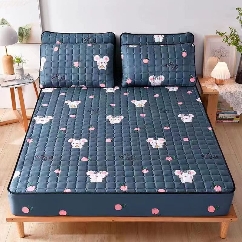 Sprei import sultan aestetik waterproof anti ompol motif karakter murah 160x200 180x200