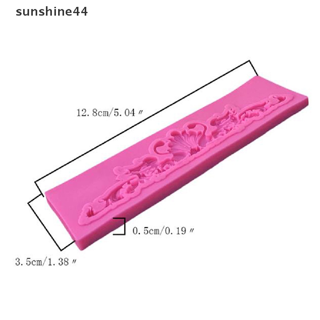 Sunshine 1PC Cetakan Fondant / Cokelat Bentuk Daun Bahan Silikon