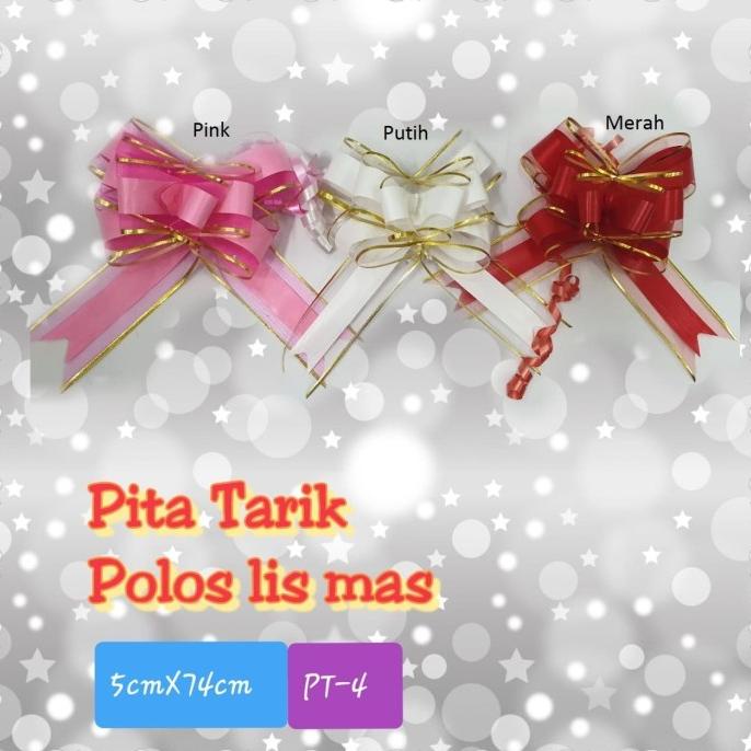 

Premium Product!!! Pita Tarik Serut Polos Lis List Emas Besar Hias Pt4 5Cm X 74Cm 10 Pcs - Paling Diminati