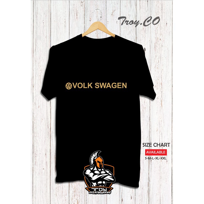 (BEST SALE)      kaos/tshirt/gildan/sablon/polyflex/custom/logo/vw/volkswagen -Troy.co  -screen