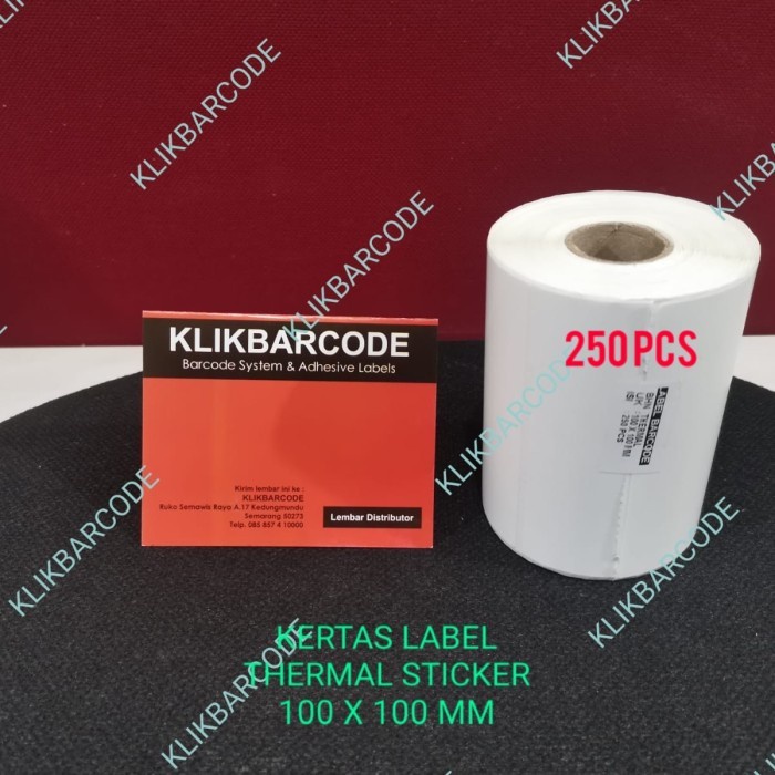 

Kertas Label Printer 10x10 cm Barcode XPrinter 420B Thermal 100x100 mm - 250 Pc