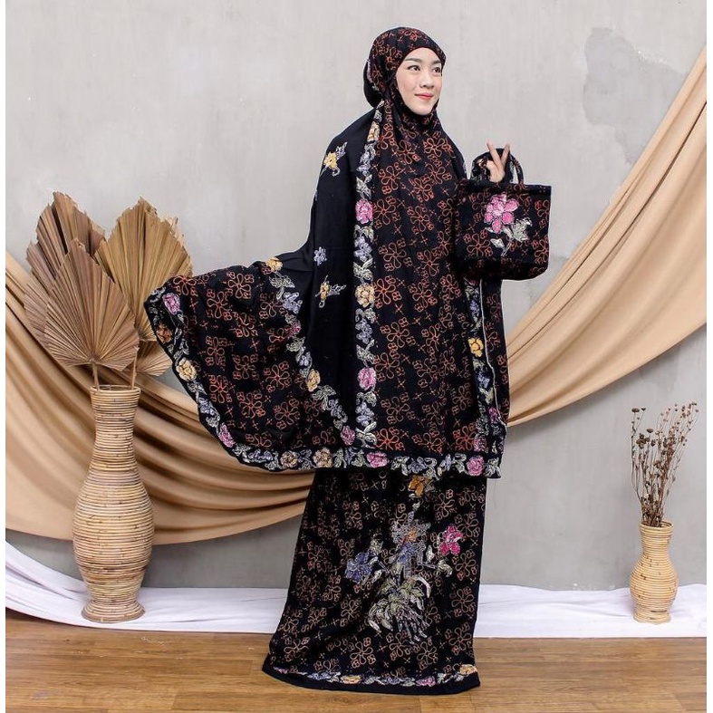 MUKENA BATIK CAP MUKENA BATIK ENCIM