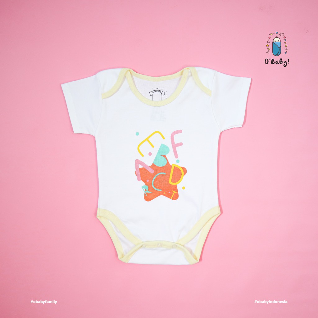 Obaby Jumper Bodysuit (0-12bulan) - Alphabet