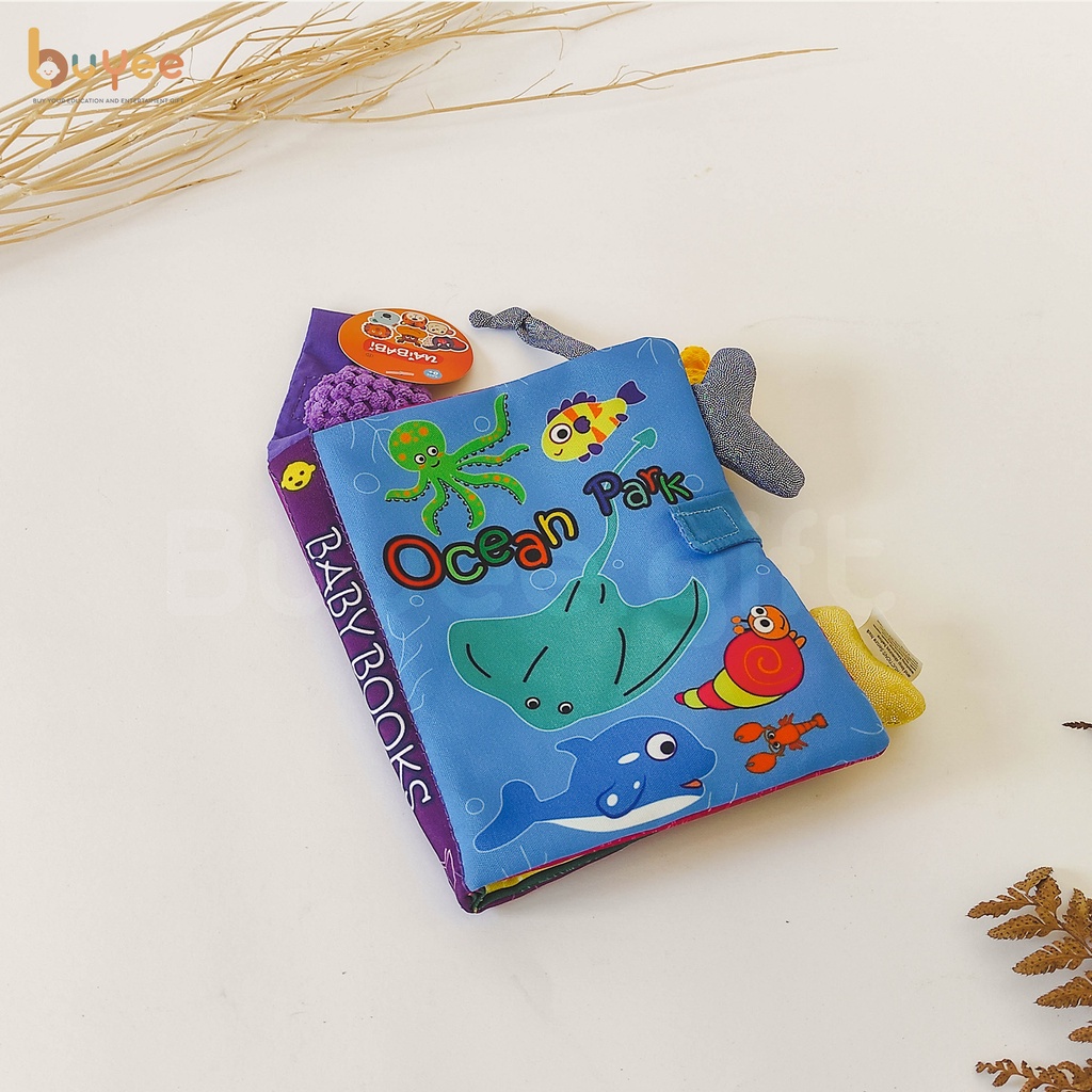 Mainan Bayi Softbook | Buku kain Bayi | Sensory Cloth Book for Baby