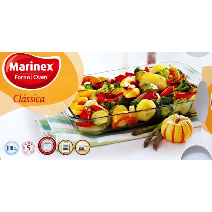 Loyang Kaca - Loyang Kaca Marinex Segi Jumbo ( 6538 )