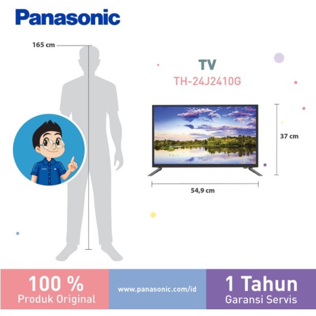 Panasonic LED Digital TV 24 Inch 24J410G DVB-T2 24J410 HDMI USB Movie