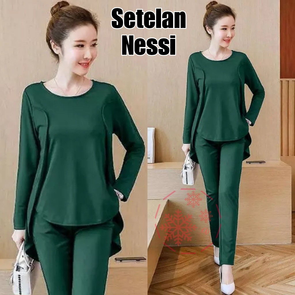 COD ✔ SET NESSI / SETELAN WANITA / PAKAIAN WANITA / FASHION KEKINIAN