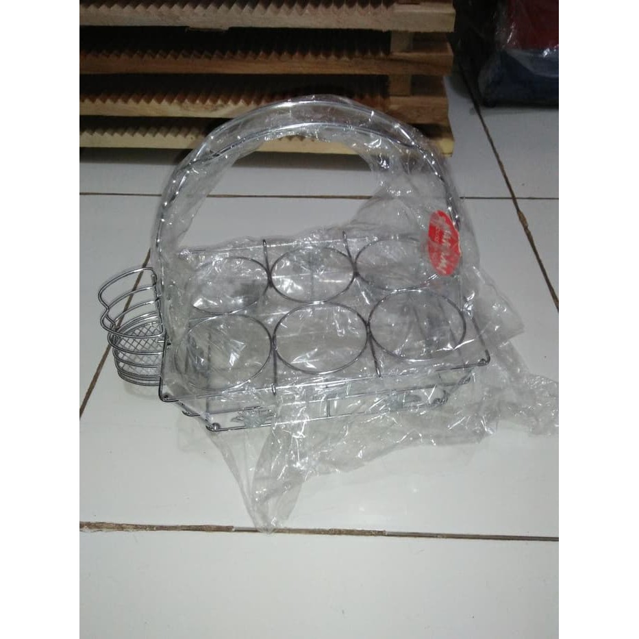 TERMURAH / TEMPAT KERANJANG AQUA GELAS ISI 6 PCS