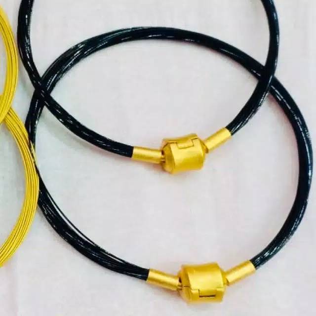 FF Gelang Tali Kawat Anti Air Waterproof Untuk Charm Liontin Mainan tali korea steal 3mili