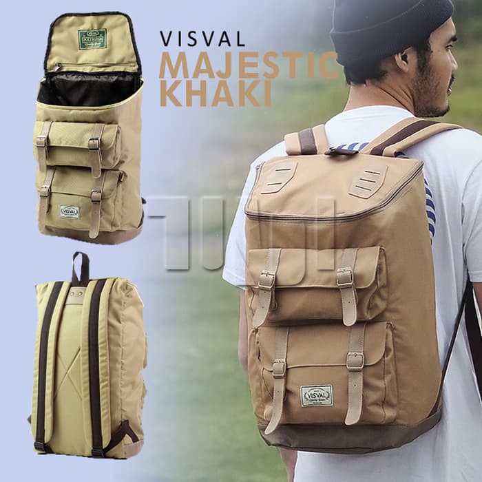 Terlaris Tas Ransel Backpack Visval Majestic Laptop Gendong Pria Kuliah Murah Sale
