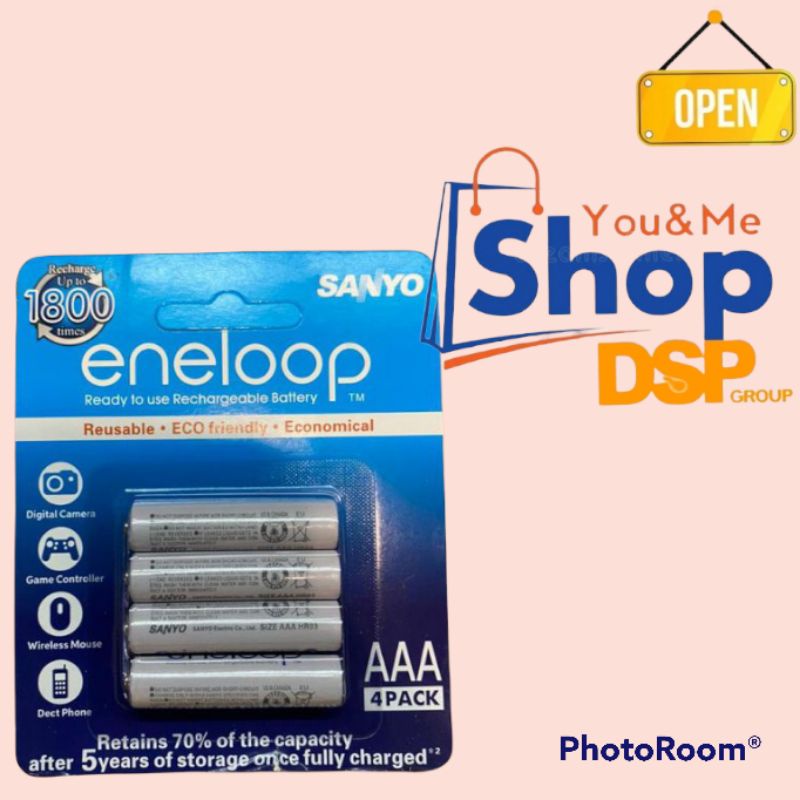 #Baterai Charger Sanyo Eneloop AAA 1900mah Bp4 Batre Cas Eneloop Sanyo A3 1.2V Battery Recharger aa