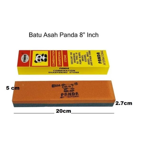 MURAH Batu Asah Wungkal Batu Pengasah Batu Asahan Golok Pisau Arit Sabit Kombinasi 8 inch nice
