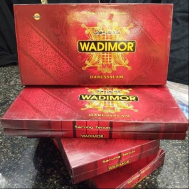 Jual Sarung Tenun BEST QUALITY WADIMOR DARUSSALAM/kain sarung Asli Wadimor Darussalam