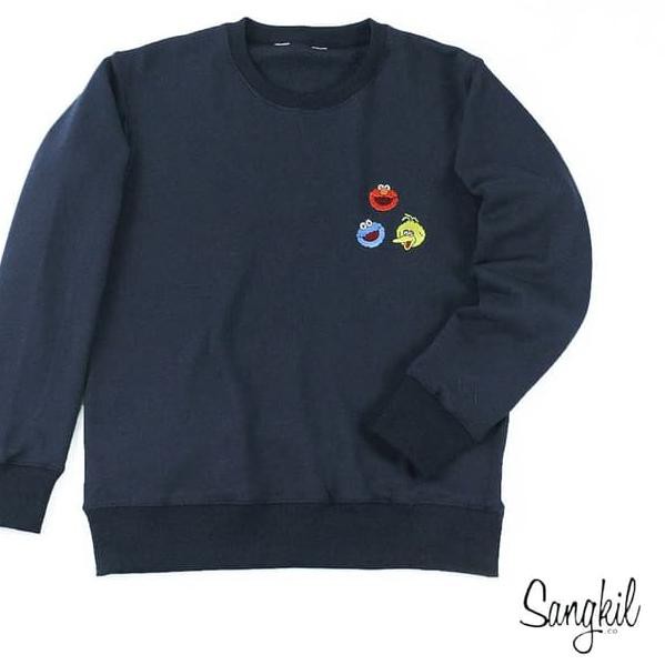 uniqlo x kaws x sesame street sweatshirt