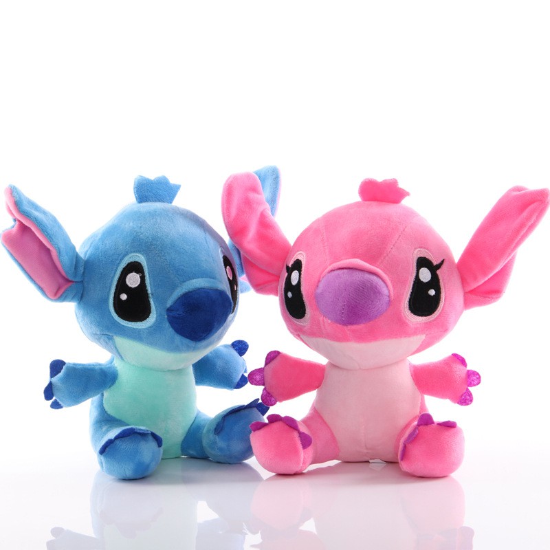 Boneka Lilo And Stitch Bahan Plush Ukuran 20cm / 7 Inch Untuk Hadiah Ulang Tahun