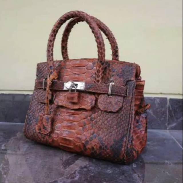 Tas Cantik kulit ular/tas kulit ular