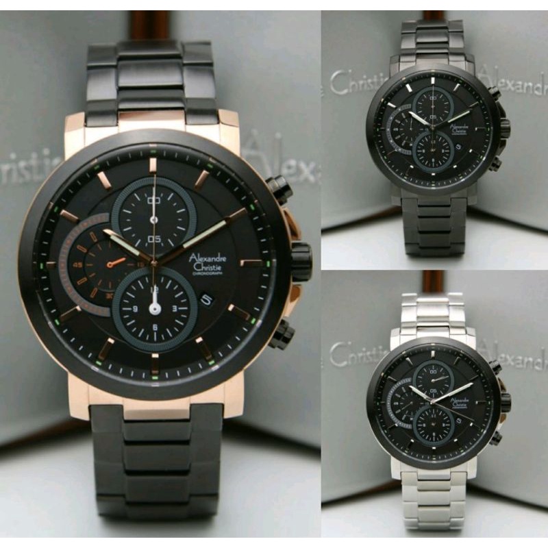 JAM TANGAN ALEXANDRE CHRISTIE 6563 PRIA #AC6563 JAM AC PRIA ORIGINAL 6563 JAM AC ORIGINAL