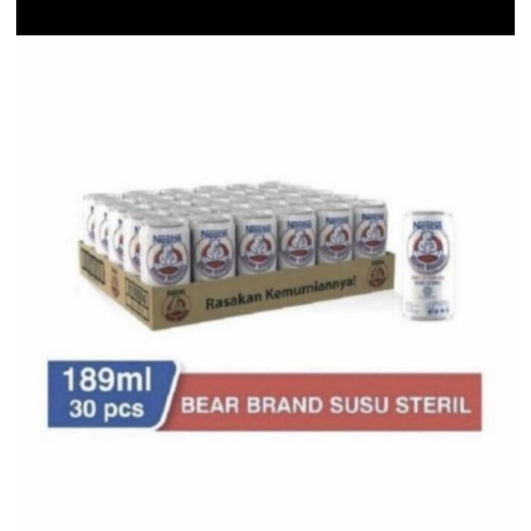 

Susu beruang / bear brand 1karton = 30 pcs, 189ml / khusus sameday dan instan