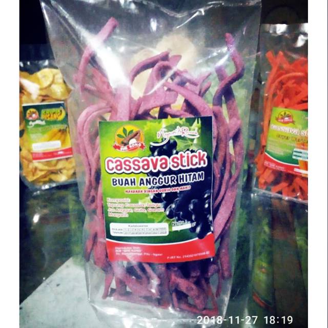 

Cassava Stick Anggur Hitam