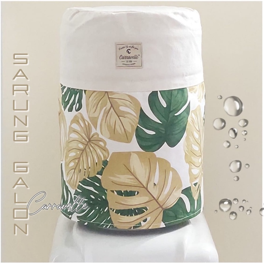 Sarung Galon Dispenser Cover Penutup Galon Dispenser Motif Bahan Kanvas Bisa Custom Sablon Logo Merk Untuk Gift Pernikahan Souvenir