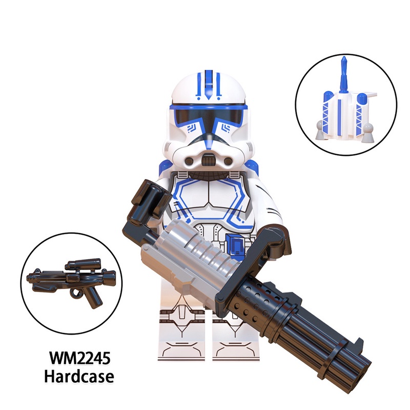 Mainan Action Figure Mini Karakter Star Wars Echo Hard Jessie Fives Kix Rex Tup WM6126 Untuk Hadiah Anak