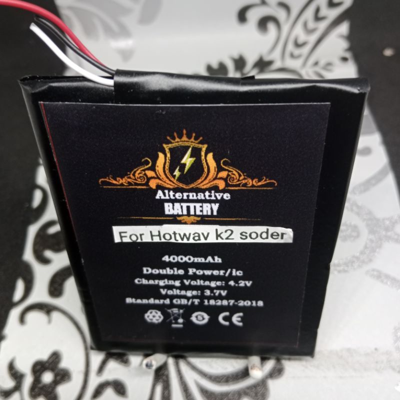 Batrai Hotwav K2 Pearl tanem solder Alternatif Batre Modif Baterai Persamaan