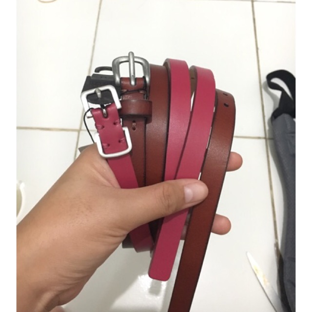 Ikat pinggang kulit uniqlo sale