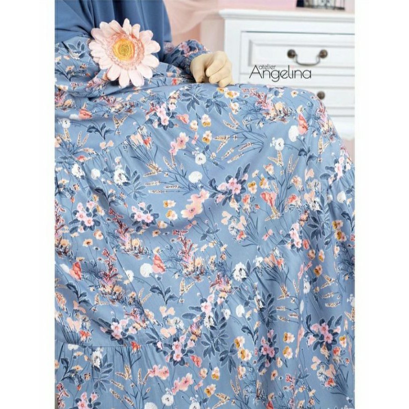 Bella Dress Wildflower Cornflower Atelier Angelina