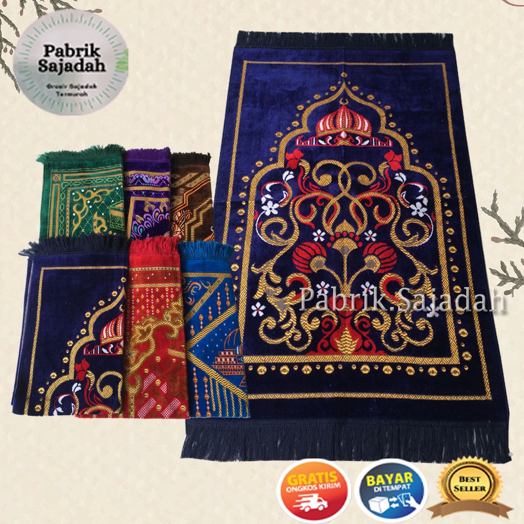 Sajadah Bulu Lembut 70 X 110 Cm Asli Turki Sejadah Travelling Tebal Dan Murah