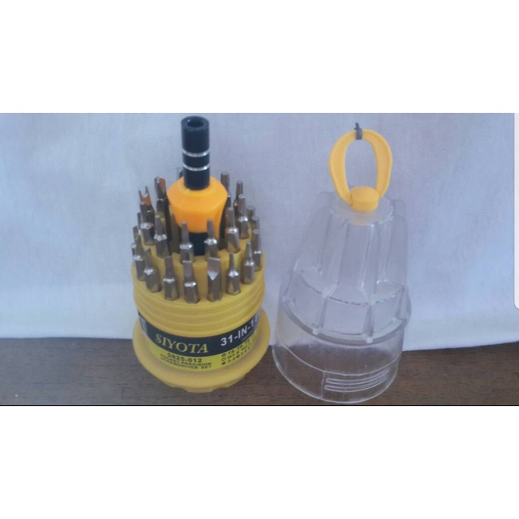 Obeng Set Reparasi 31 in 1 Multifungsi Lengkap Untuk HP, Laptop, Dll/ Mata Obeng 1 set Untuk Perbaik