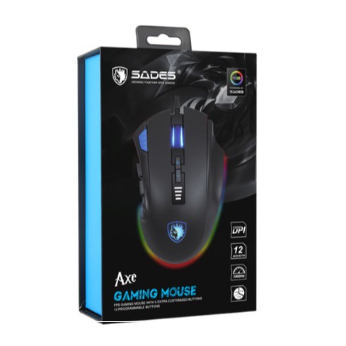 Sades AXE RGB Gaming Mouse