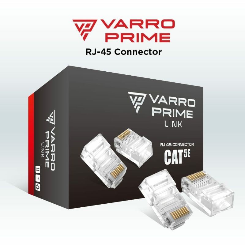 Varro Konektor RJ45 UTP Cat5e Cat5 Cat 5e Cat 5