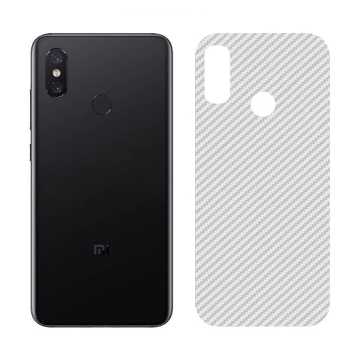 SKIN CARBON XIAOMI REDMI NOTE 5 PRO - ANTI GORES BELAKANG REDMI NOTE 5 - BC