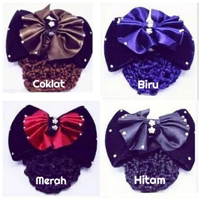 Jepit Hairnet Rambut Beludru CH-77