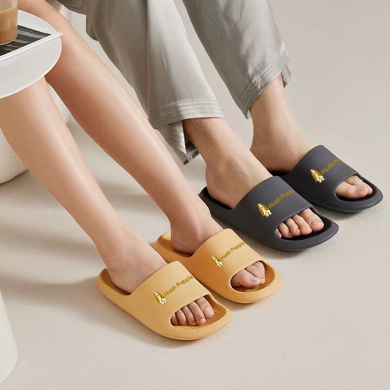 Hush Puppies Sandal Rumah Pria Empuk EVA Sandal Wanita Korea Murah Sendal Couple Santai Non-Slip Sandal Unisex