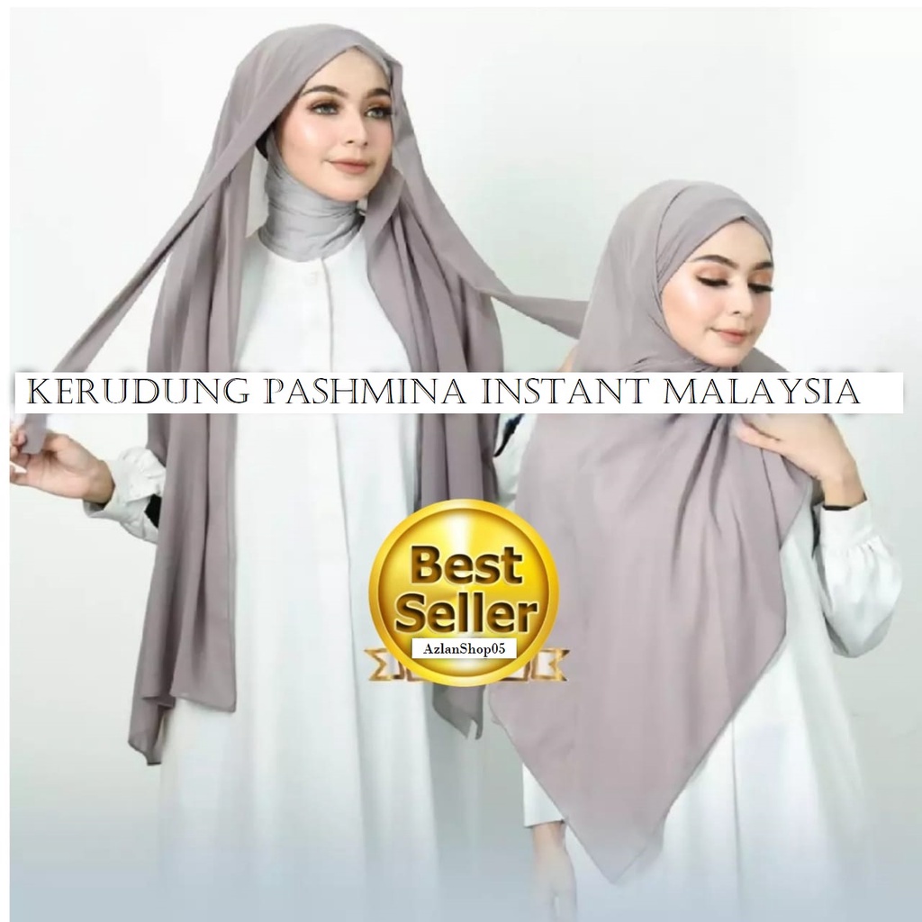 KERUDUNG PASHMINA MALAYSIA IMPORT BAHAN seruty super