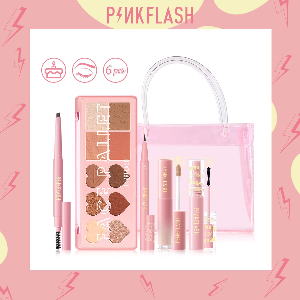 Jual [READY] PINKFLASH OhMyColor 1 Anniversary Makeup Beauty Sets The