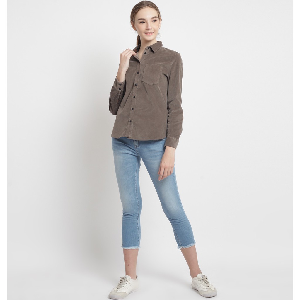 Papperdine Jeans - Kemeja Wanita - Corduroy-6