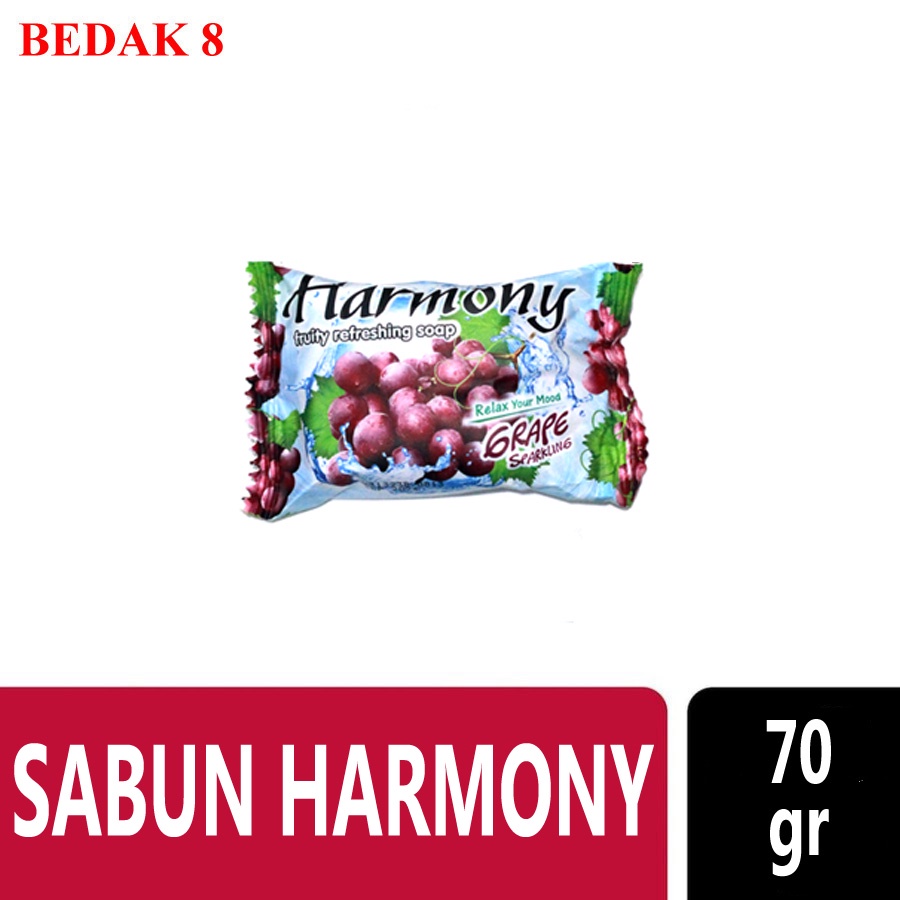 Sabun Harmony Batang 70 gr/ Sabun  Mandi Harmony Aroma Buah