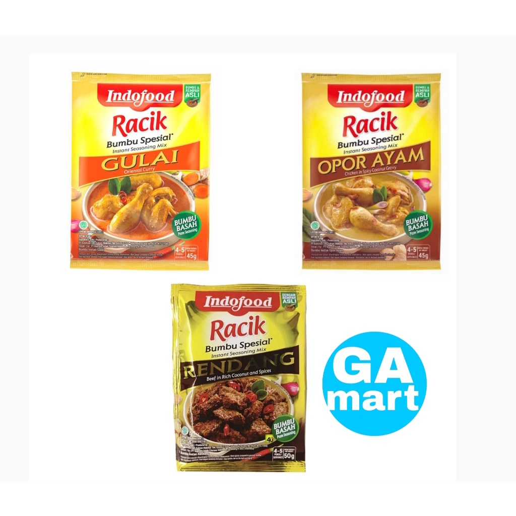 

INDOFOOD RACIK BUMBU SPECIAL GULAI RENDANG & OPOR 50g