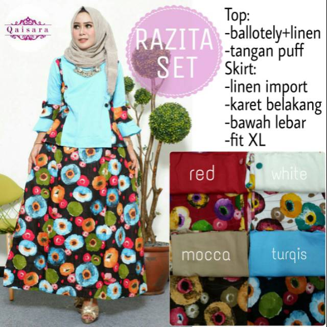 Baju setelan Razita set