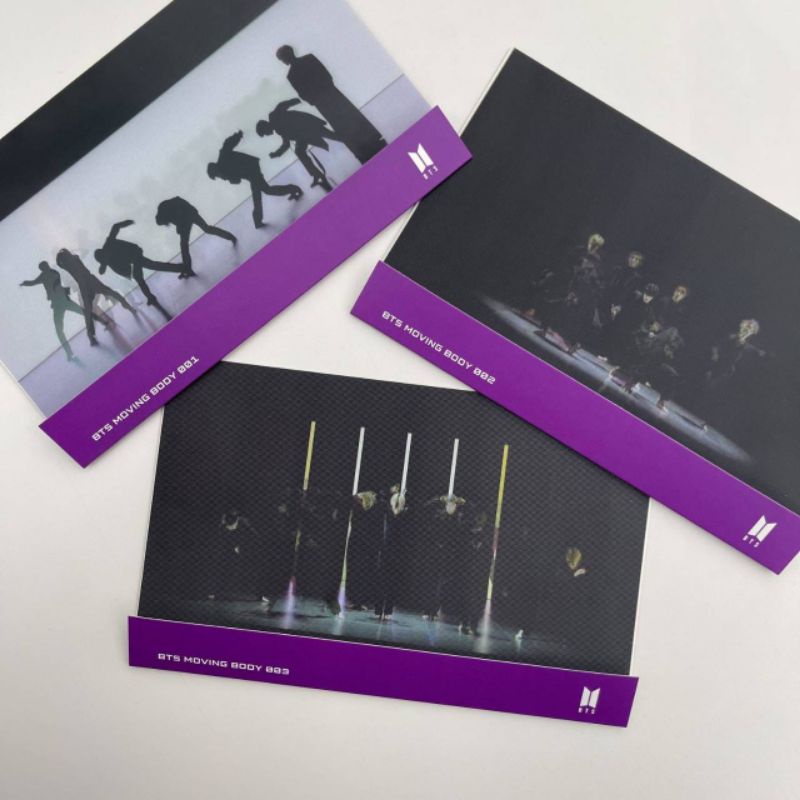 OFFICIAL HYBE INSIGHT LENTICULAR MOVING BODY POSTCARD BTS , TXT  , SEVENTEEN & ENHYPEN VER SVT TOMOR