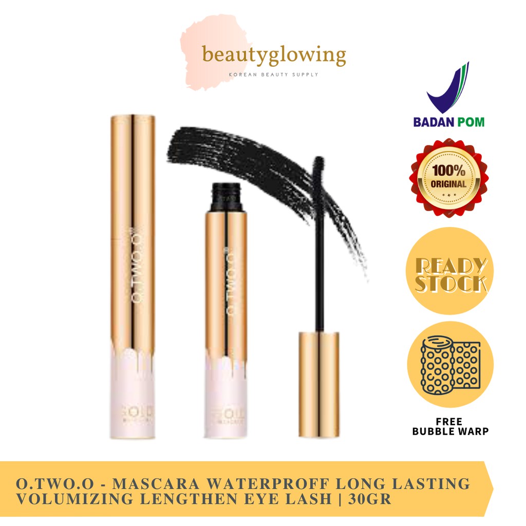 OTWOO  Oversize Volume Mascara Black Waterproof / GOLD MASCARA